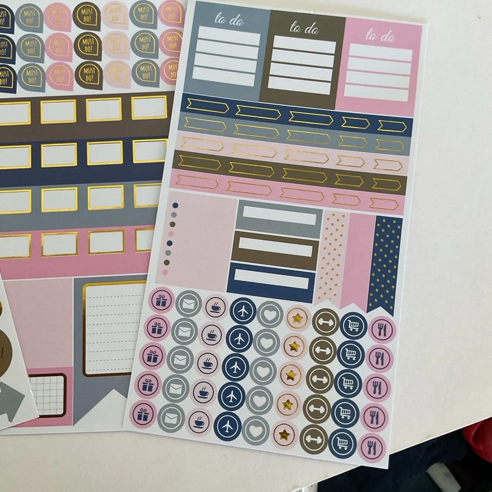 U Style COLORFUL Journaling Stickers. NWT.